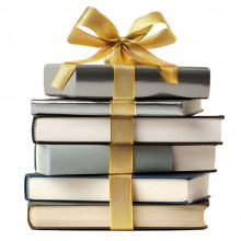 Книги с золотой лентой