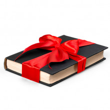 Книга с красным бантом