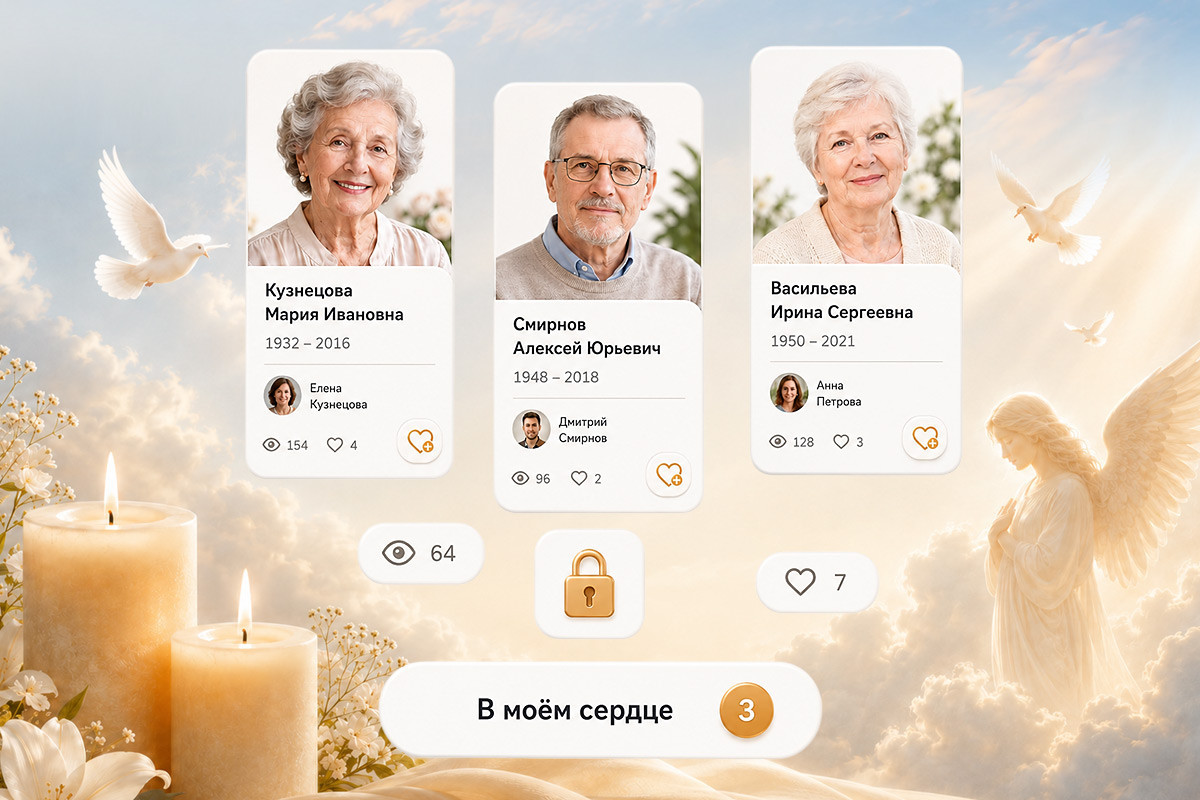 Что значит «В моём сердце» и зачем сохранять Памятные страницы